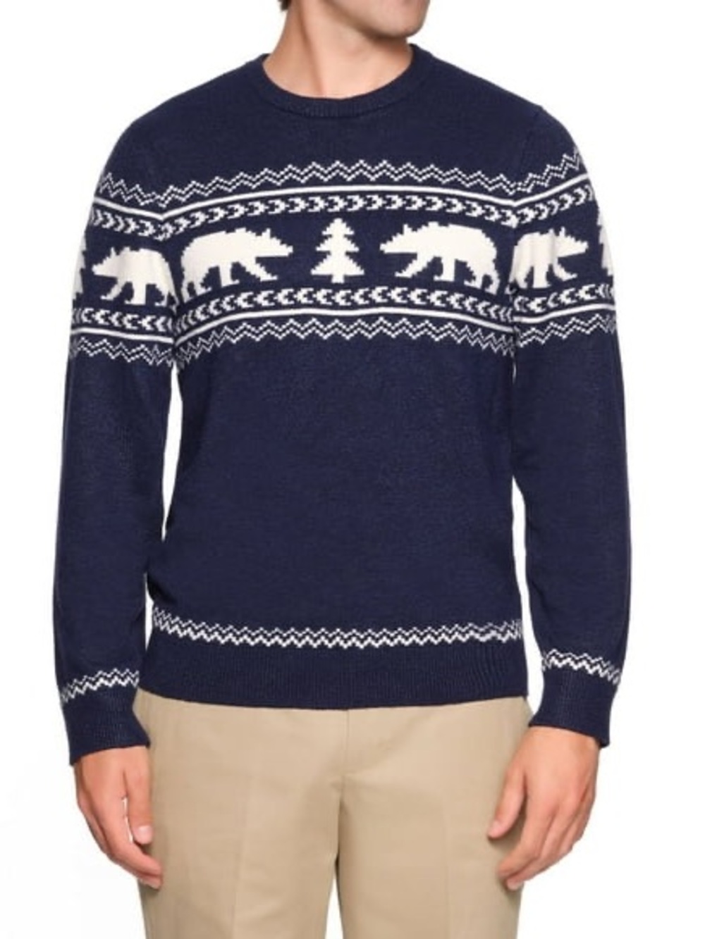 NWOT Lands' End Fair Isle Sweater Size XXL